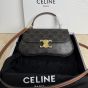 TEEN CELINE LOLA IN TRIOMPHE CANVAS AND CALFSKIN