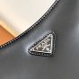 Prada Cleo brushed leather shoulder bag