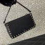 Valentino SMALL ROCKSTUD GRAINY CALFSKIN CROSSBODY BAG