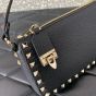 Valentino SMALL ROCKSTUD GRAINY CALFSKIN CROSSBODY BAG