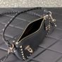 Valentino SMALL ROCKSTUD GRAINY CALFSKIN CROSSBODY BAG