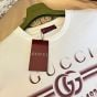 Cotton jersey T-shirt with Gucci print