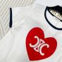 Celine heart triomphe t-shirt in cotton jersey