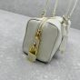 Prada Medium leather top-handle bag with padlock