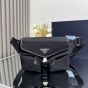Prada Re-Nylon and leather shoulder bag