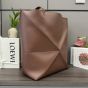 LOEWE XL Puzzle Fold tote in shiny calfskin