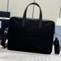 Prada Re-Nylon and Saffiano leather briefcase