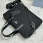 Prada Re-Nylon and Saffiano leather briefcase