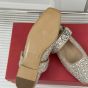 Valentino VLOGO LOCKER MARY JANE BALLERINA WITH CRYSTALS
