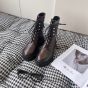CELINE TRIOMPHE RANGERS MID LACE-UP BOOT in CALFSKIN