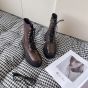 CELINE TRIOMPHE RANGERS MID LACE-UP BOOT in CALFSKIN