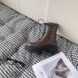 CELINE TRIOMPHE RANGERS MID LACE-UP BOOT in CALFSKIN