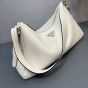 Prada Aimée large leather shoulder bag