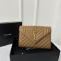 YSL ENVELOPE MEDIUM in MATELASSÉ lambskin