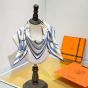 Hermès Inventaire Poetique pour un Conte Sellier shawl 140