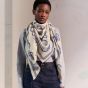 Hermès Inventaire Poetique pour un Conte Sellier shawl 140