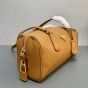Prada Medium leather top-handle bag with padlock