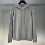 Celine triomphe hoodie in sporty wool and cashmere