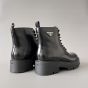 Prada Brushed leather combat boots