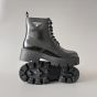 Prada Brushed leather combat boots