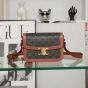 Celine Classique Triomphe Bag in Triomphe Canvas and Calfskin