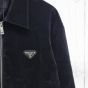 Prada Velvet denim blouson jacket