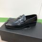 Prada Brushed leather loafers
