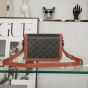 Celine Classique Triomphe Bag in Triomphe Canvas and Calfskin