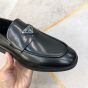 Prada Brushed leather loafers