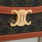Celine Classique Triomphe Bag in Triomphe Canvas and Calfskin