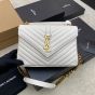 YSL COLLEGE MEDIUM IN QUILTED LEATHER