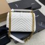 YSL COLLEGE MEDIUM IN QUILTED LEATHER