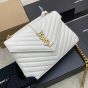 YSL COLLEGE MEDIUM IN QUILTED LEATHER