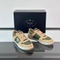 Prada Downtown delavé suede and Re-Nylon sneakers