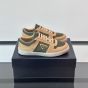 Prada Downtown delavé suede and Re-Nylon sneakers