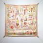 Hermès Inventaire Poetique pour un Conte Sellier shawl 140