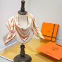 Hermès Inventaire Poetique pour un Conte Sellier shawl 140