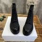 CELINE BULKY LACED UP BOOT in NYLON AND SHINY BULL