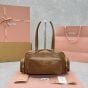 MIU MIU Pocket washed nappa leather bag