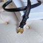Celine Small Triomphe Belt in LIZARD