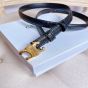 Celine Small Triomphe Belt in LIZARD