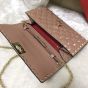 Valentino ROCKSTUD SPIKE NAPPA LEATHER CROSSBODY CLUTCH BAG