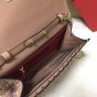 Valentino ROCKSTUD SPIKE NAPPA LEATHER CROSSBODY CLUTCH BAG