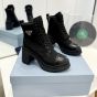 Prada Re-Nylon and leather booties
