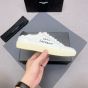 YSL court classic sl/06 embroidered sneakers in leather