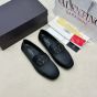 Valentino VLOGO SIGNATURE GRAINY CALFSKIN DRIVING SHOE