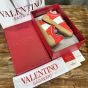 Valentino UPVILLAGE LOW TOP SNEAKER IN SPLIT LEATHER AND CALFSKIN NAPPA LEATHER