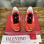 Valentino UPVILLAGE LOW TOP SNEAKER IN SPLIT LEATHER AND CALFSKIN NAPPA LEATHER