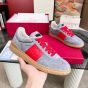 Valentino UPVILLAGE LOW TOP SNEAKER IN SPLIT LEATHER AND CALFSKIN NAPPA