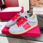 Valentino UPVILLAGE LOW TOP SNEAKER IN SPLIT LEATHER AND CALFSKIN NAPPA